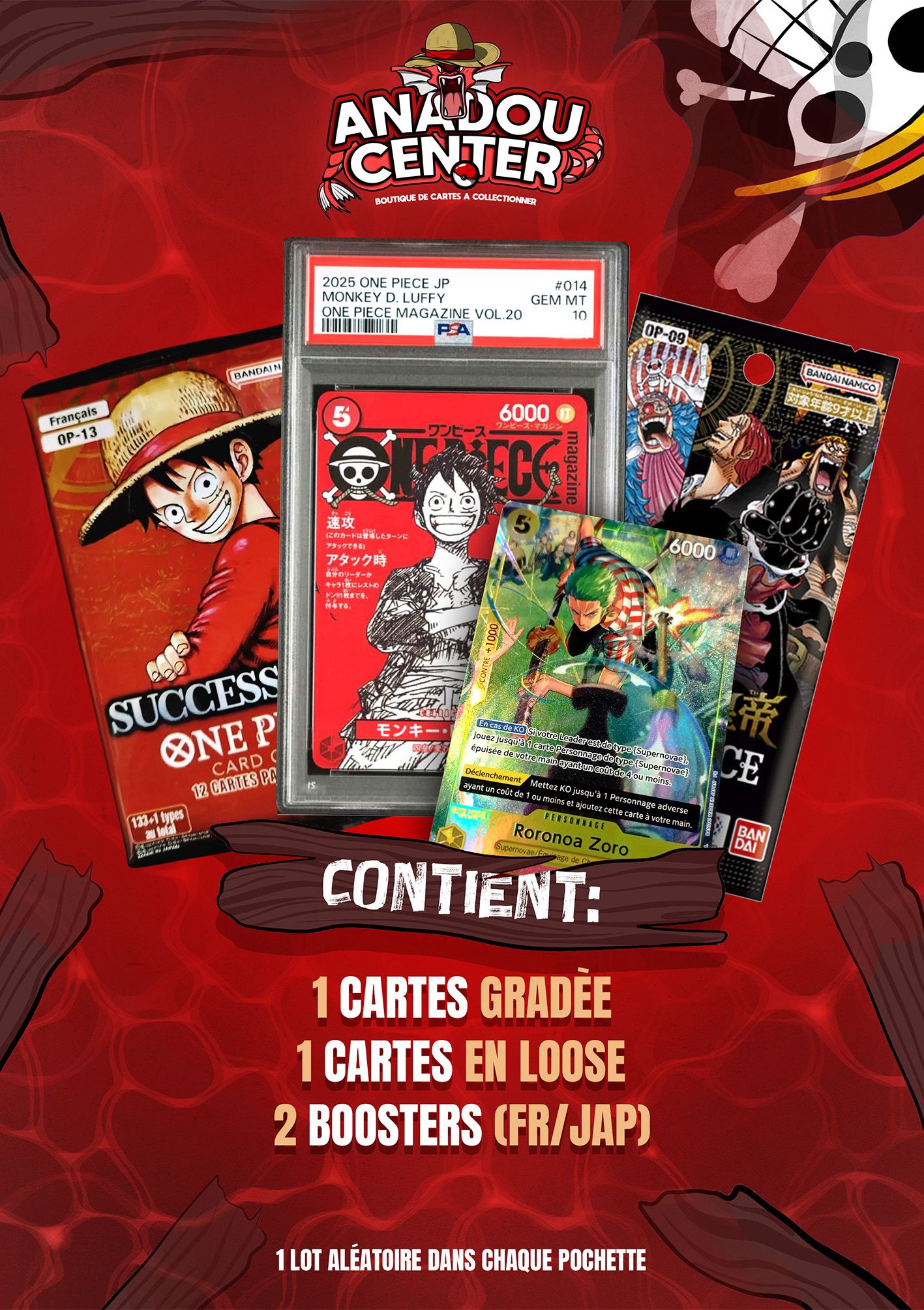POCHETTE MYSTÈRE ANADOU ONE PIECE